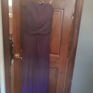 Size 18 David bridals evening gown wedding gown